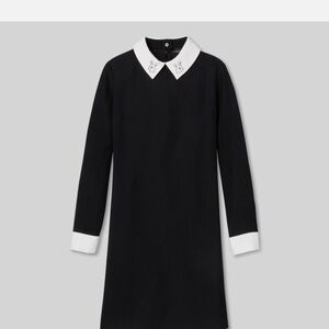 Target Black Dress with White Accent